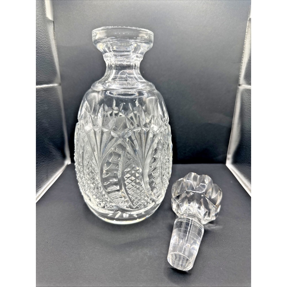Waterford Hand Blown Cut Lead Crystal Seahorse‎ Spirit Decanter  #128004 Mint